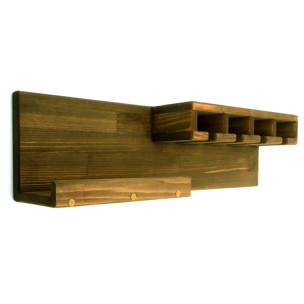 Настенная винная полка 