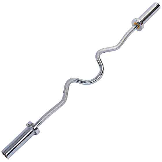 Гриф Z-образный Zelart 120 см 50 мм на подшипниках хромированный Киев