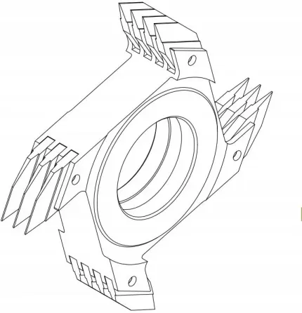 Faba Фреза nasadzany do złącz klinowych mikrowczepów 160x40xH28,6 mm Z2+2 1772218200 Киев