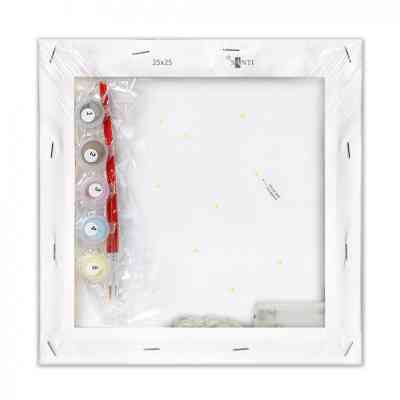 Картина по номерам Santi Лайн Френдс. Коні на місяці 25х25 см LED підсвітка (955014) Винница