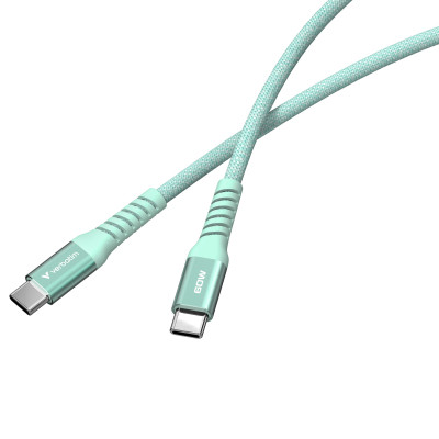 Дата кабель USB-C to USB-C 1.2m Magnetic 60W green Verbatim (31864) Винница - изображение 3