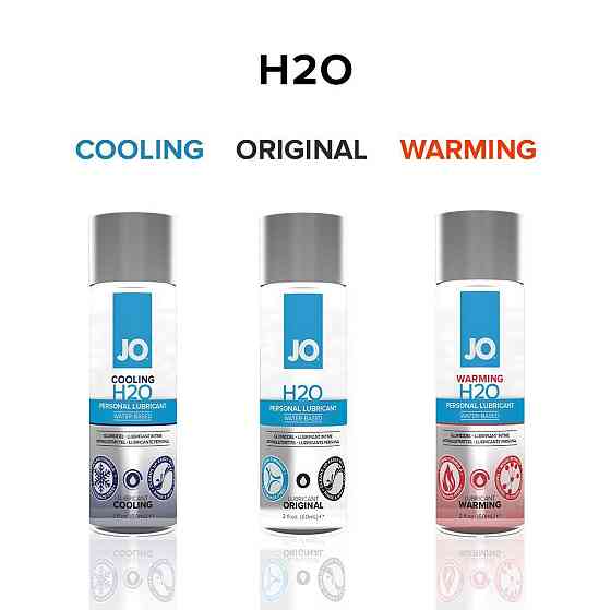 Согревающая смазка на водной основе JO H2O WARMING (240 мл) с экстрактом перечной мяты Sex Aura Киев