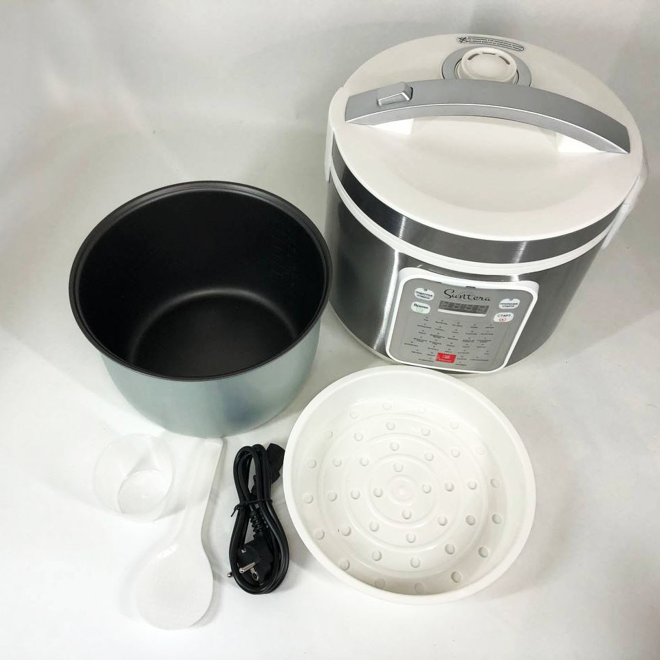 Мультиварка пароварка 5 л Suntera, Мультиварка для готування, Електронні мультиварки рисоварки BZ-16 Івано-Франківськ - фото 5