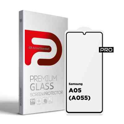 Скло захисне Armorstandart Pro Samsung A05 (A055) Black (ARM73266) Вінниця