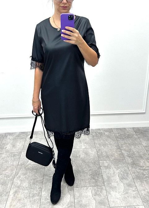 Платье из экокожи Secret батал 50-52 Киев - изображение 7