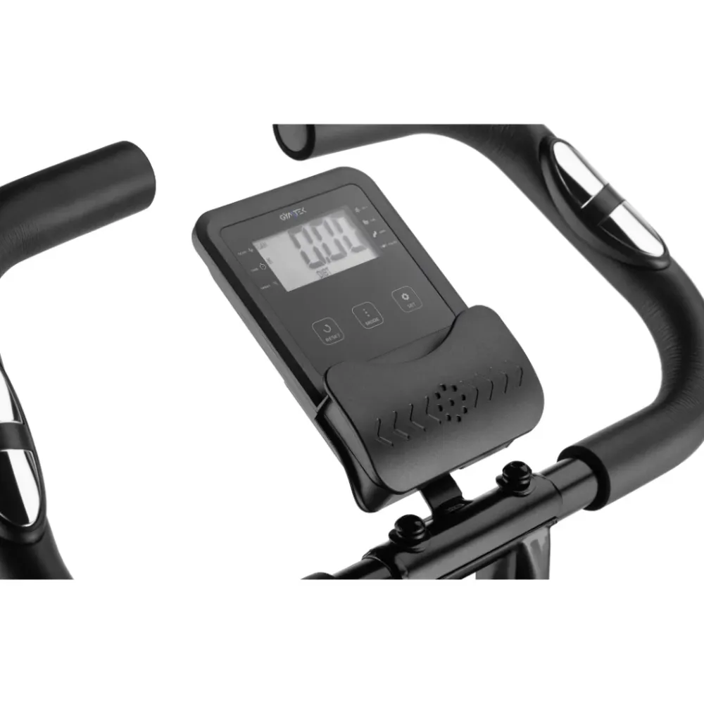 Велотренажер магнитный Gymtek FX800 складной с эспандерами черный/синий Киев - изображение 2