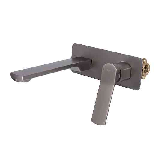 Смеситель для раковины Qtap Slavonice скрытого монтажа QTSLA273GMB45920 Gunmetal Black PVD Киев