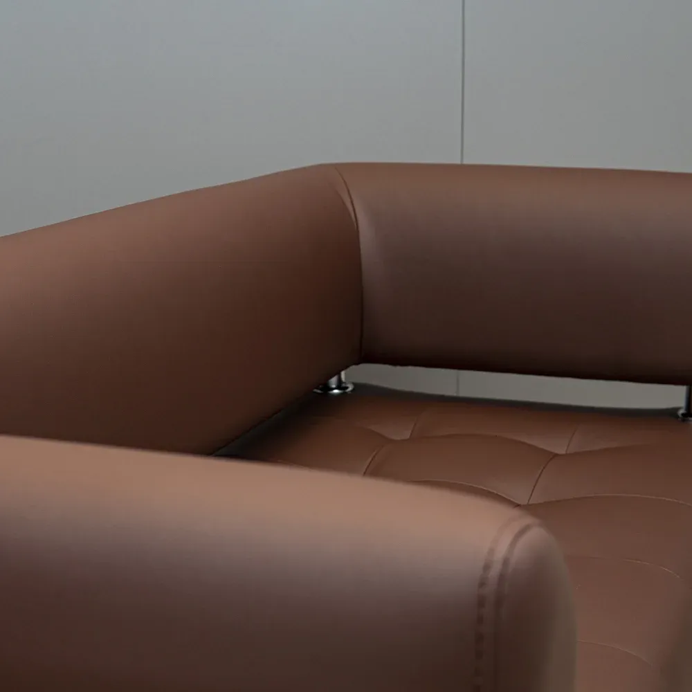 Диван Офіс Комплектація Подвійний Зі Спинкою Та Підлокітниками Оббивка Флай 2231 Дніпро - фото 10