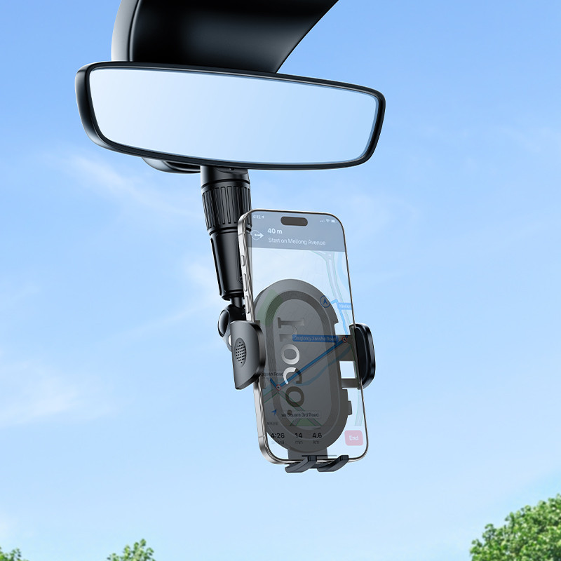 Автодержатель для телефона HOCO H88 Rally ultra-thin car holder(rear view mirror) Киев - изображение 7