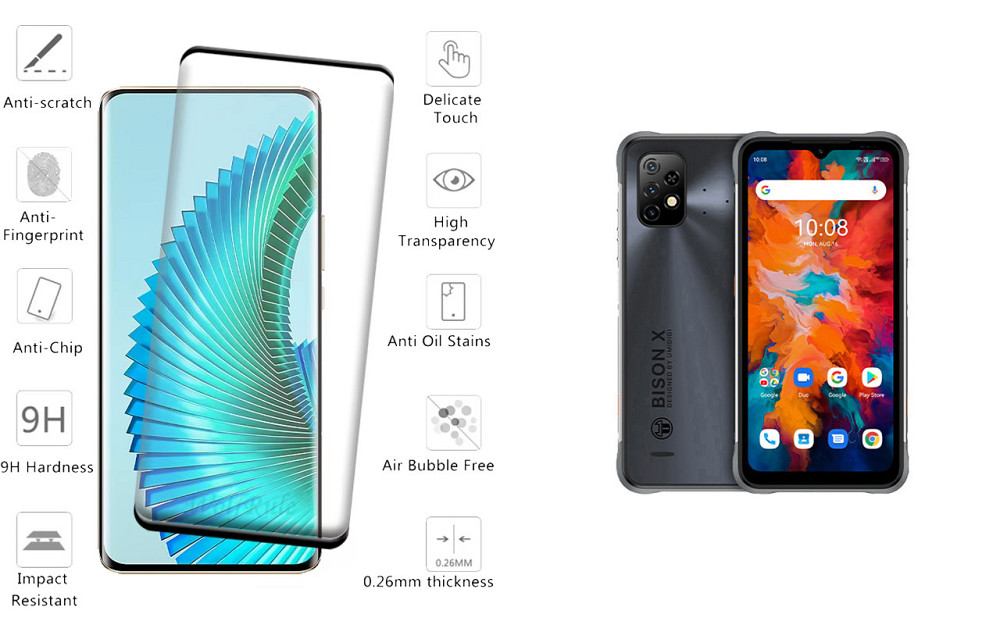 Захисне скло HyperGlass Pro для UMIDIGI Bison X20 – максимальна чутливість та захист Київ - фото 2