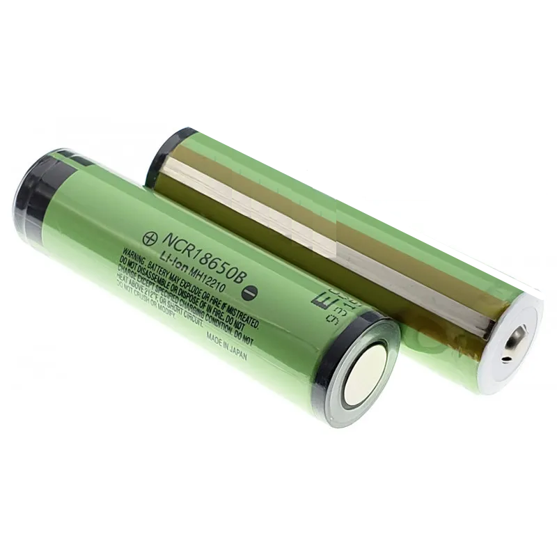 Защищенный Li-Ion аккумулятор Panasonic NCR18650B 3400 mAh (Зеленый) Киев - изображение 3