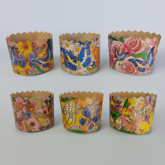 Форми для Пасок 300 гр d110 h85 Метелики 50 шт/пач. Харків