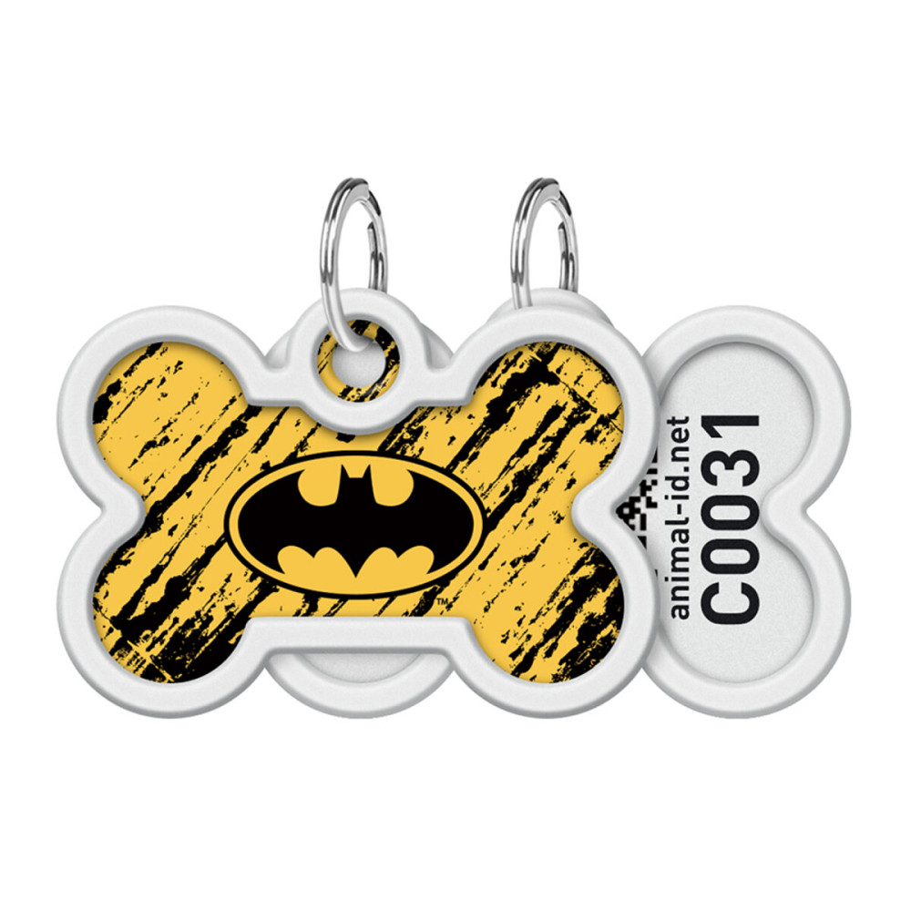 Адресник для собак и кошек металлический WAUDOG Smart ID с QR паспортом, рисунок 