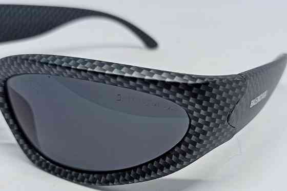 Брендові окуляри унісекс модні обтічні сірки чорні під змію. Київ