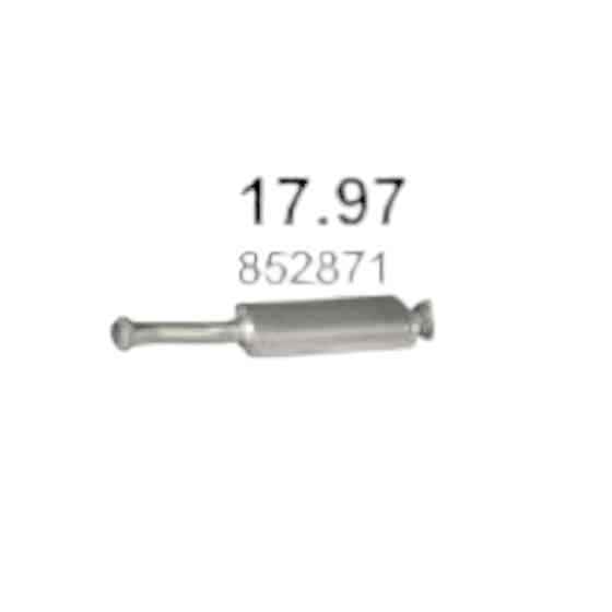 Глушитель Calibra 2.0 (1990-1992) передний Опель Мукачево