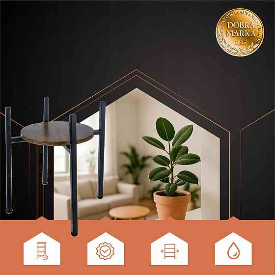 Підставка для рослин і квітів 40 см в стилі лофт Ruhhy (26049) Нововолинськ