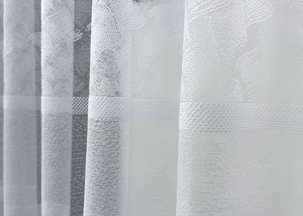 Тюль VR-Textil 1777т Жакард Білий 300х160 см (42-0795) Київ - фото 4