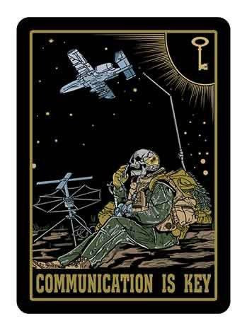 Патч / шеврон Communication is key (Комунікація є ключовим фактором) Запоріжжя - фото 1