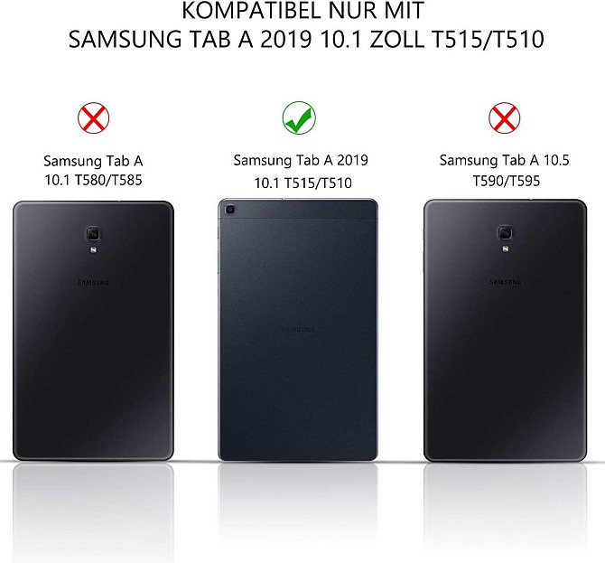 Защитный чехол-книжка Jelly Comb с Bluetooth клавиатурой Samsung Galaxy Tab A 10.1 дюйма [SM-T510/T515/T517] Днепр - изображение 4