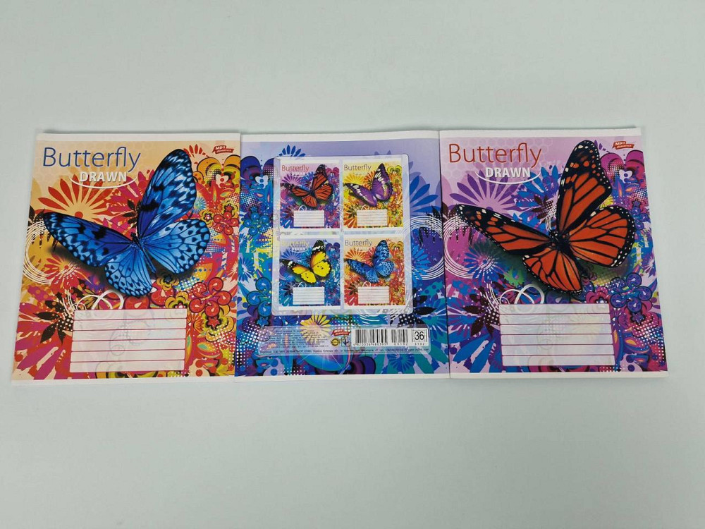 Зошит учнівський з малюнком на обкладинці 36листів карта (16 шт.) Харків - фото 3