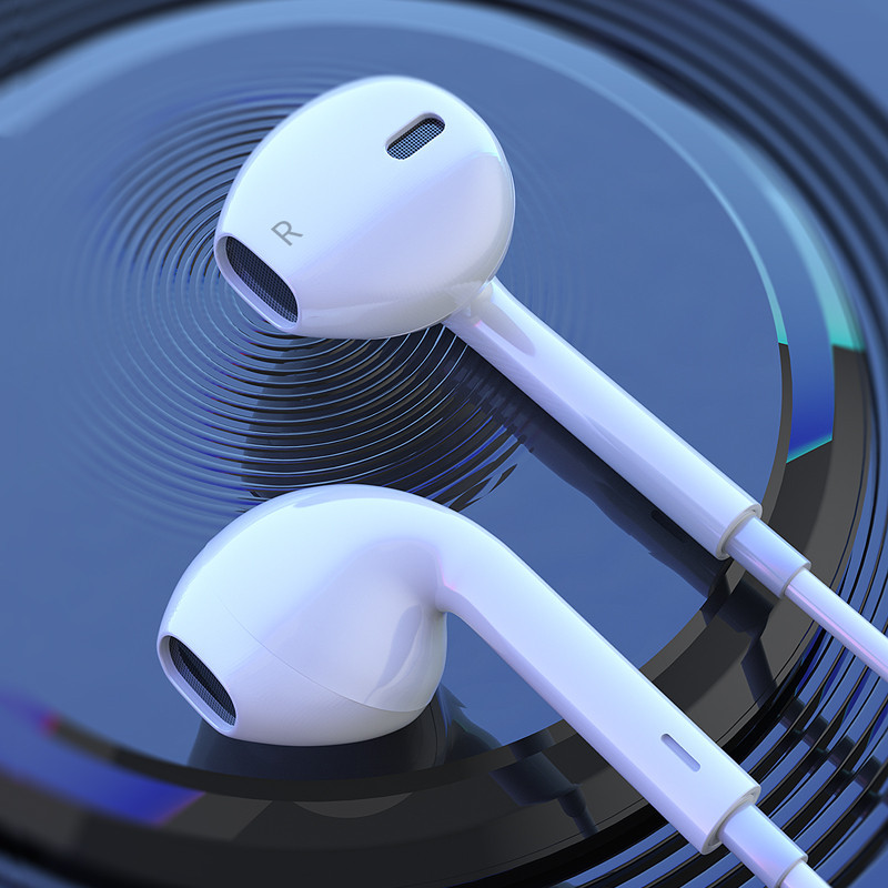 Наушники HOCO M101 Crystal Joy с микрофоном, белые Киев - изображение 8