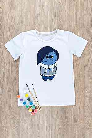 Футболка-розмальовка дитяча "Грусть" Крохатушка 134 Київ