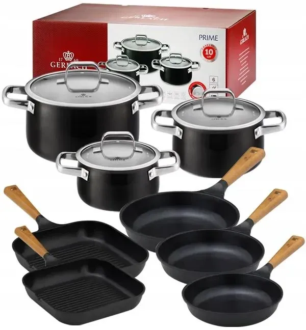 Gerlach Prime Комплект Garnków 6el. + Сковорідка Natur 20 24/28cm (329KP3) Киев - изображение 1