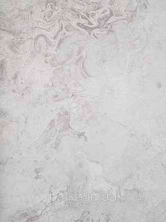 Шпалери вінілові на флізеліні гарячого тиснення DU&KA 1.06х10 вензель основа під штукатурку сірі коричневі Київ
