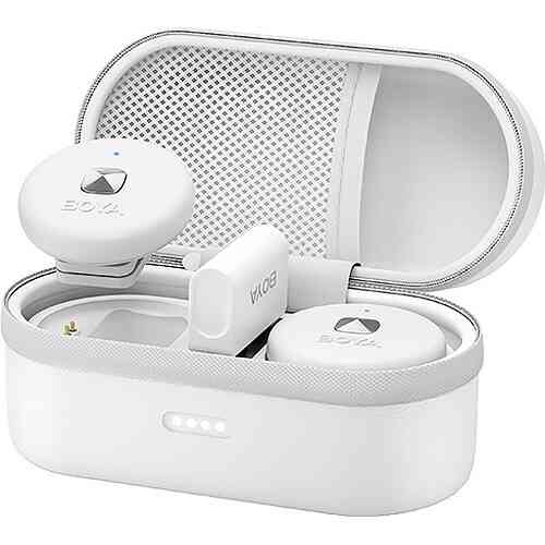 Мікрофон бездротовий Type-C білий iPhone Android Boya Omic-U White Київ