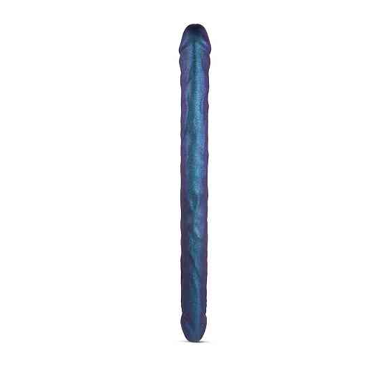 Фаллоимитатор двойной Strap-On-Me DOUBLE DONG REALISTIC DILDO - SNAKY METALLIC COLOR Sex Aura Киев
