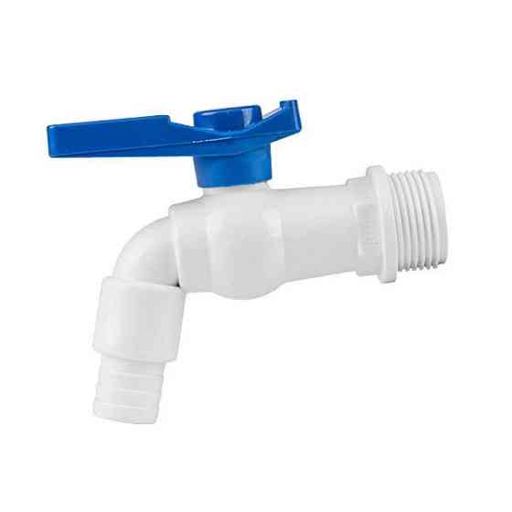Кран пластиковий РЗ 3/4", штуцер під шланг 1/2", GTM3412PVC Київ