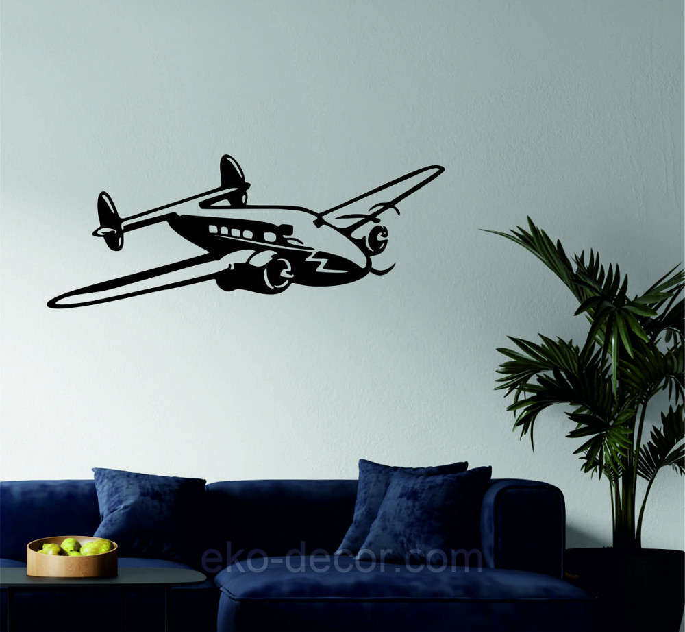 Декоративне настінне Панно «Літак», Декор на стіну Київ - фото 5