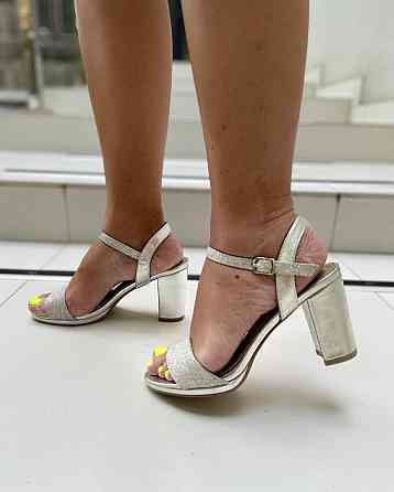 Weide БосонІжки жіночі WEIDE срібло (літо, еко-шкіра) (1008) лише 37р. Коломыя