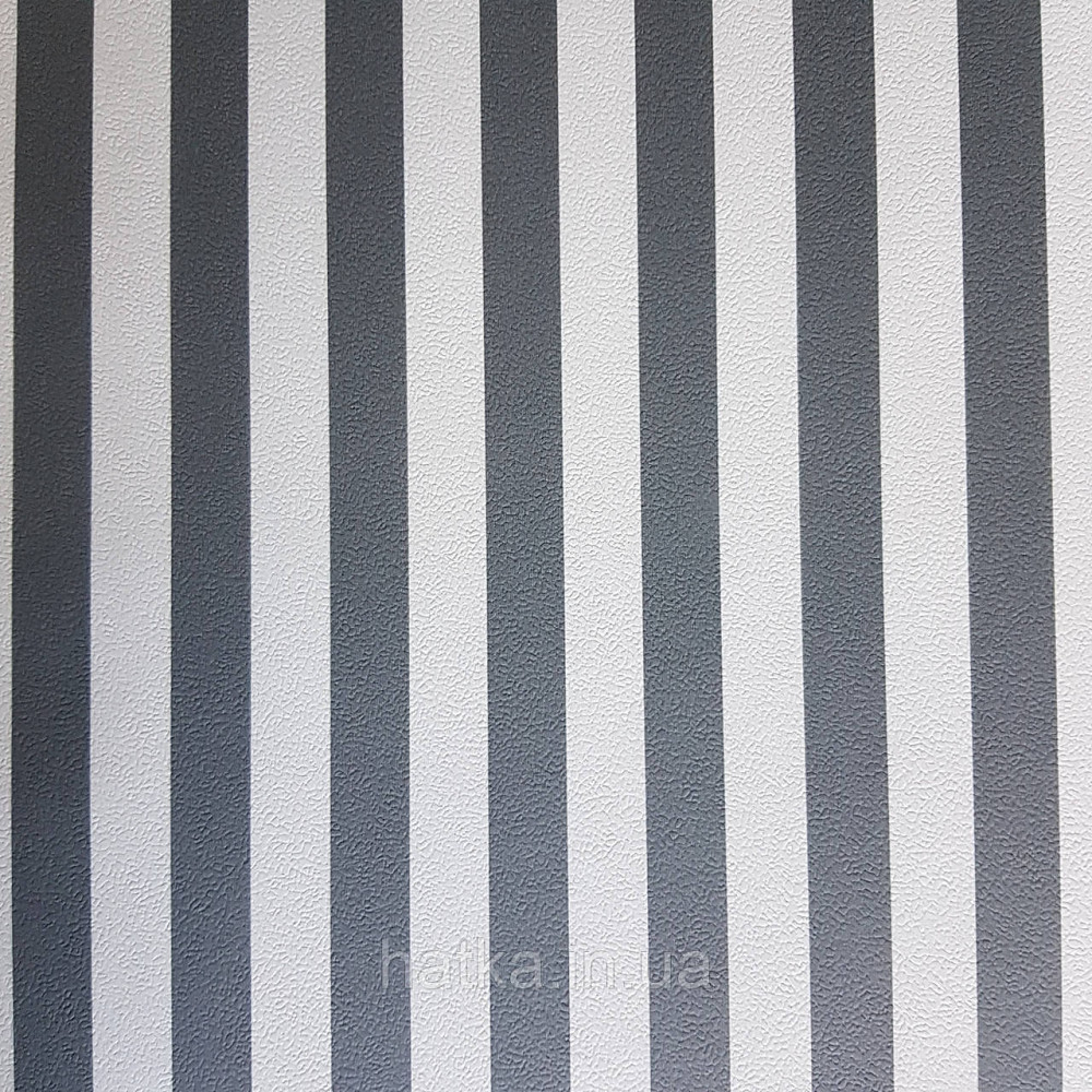Обои виниловые на флизелине 0.53х10.05 Rasch Textil Petite Fleur 5 полосы черные серые Киев - изображение 3
