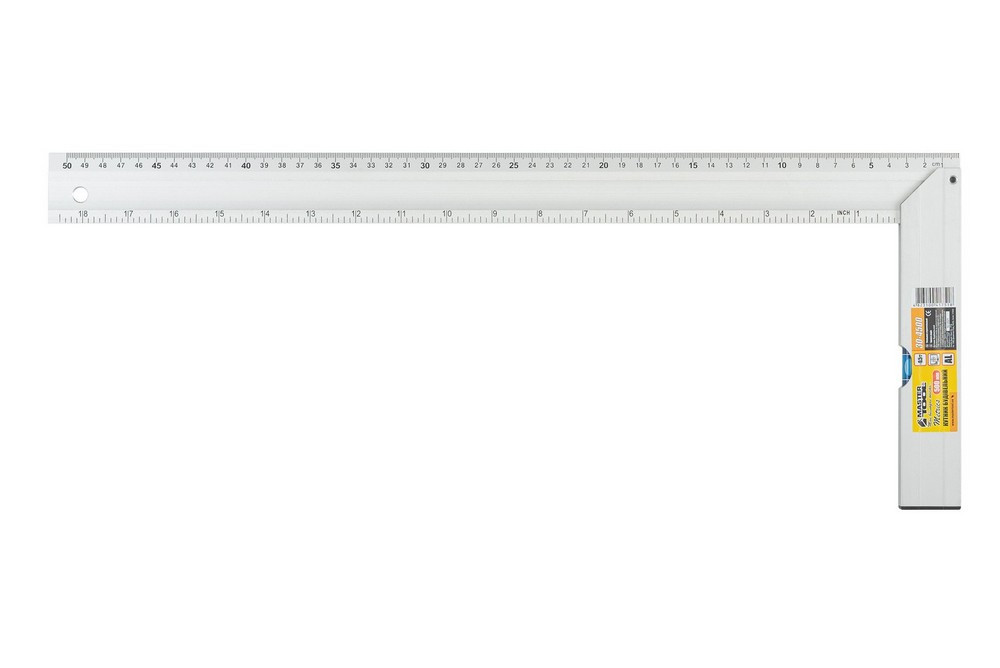 MASTERTOOL Кутник будівельний алюмінієвий MASTERTOOL 500 мм ручка Al з капсулою 0,5 мм/1м 30-45 Коломыя - изображение 10