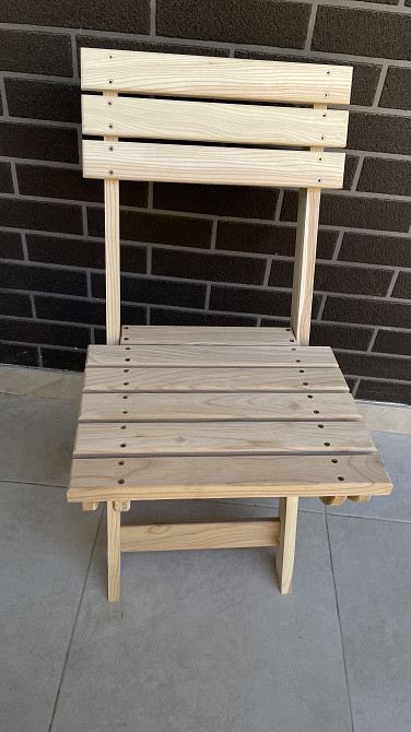 Стілець розкладний 35х40 - Ясен Киев - изображение 4