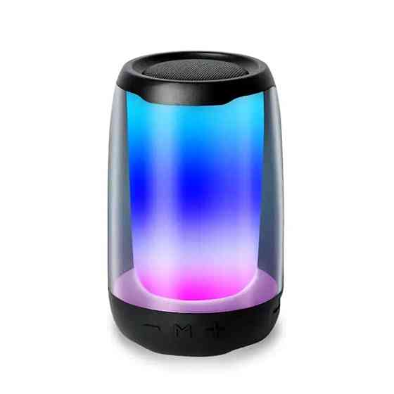 Портативна колонка з підсвіткою Чорна Київ