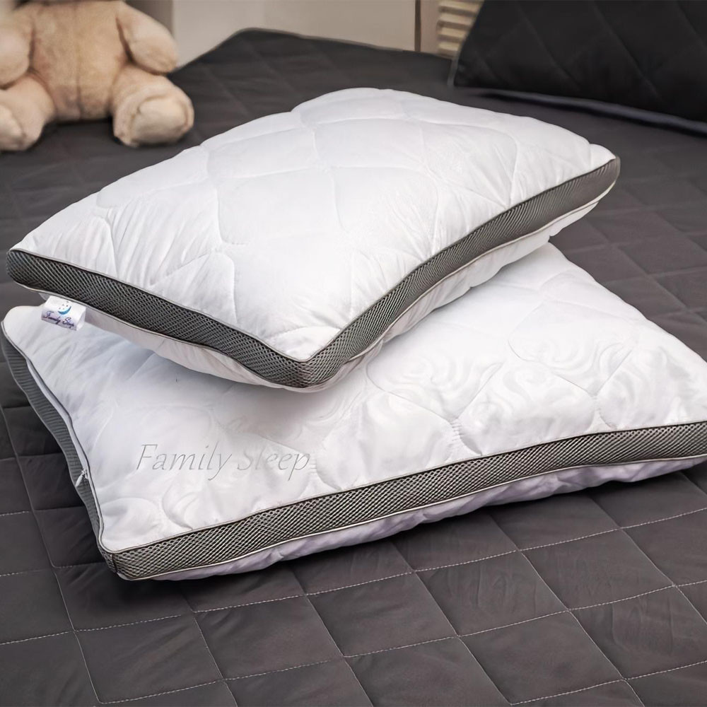 Подушка анатомическая классическая Strong Sleep 3D White/Стронг слип (60х40) ТМ Family Sleep Харьков - изображение 2