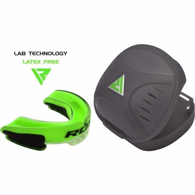 Капа боксерська RDX GEL 3D Elite Green Кам'янське - фото 8