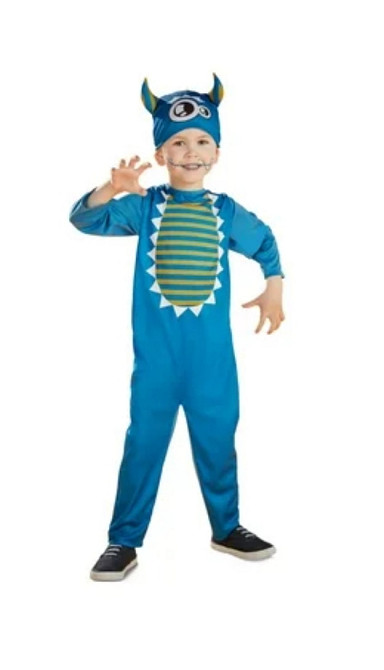 Дитячий костюм Монстр на Хелловін розмір 2-4 роки 98-104 Німеччина синій Київ - фото 2