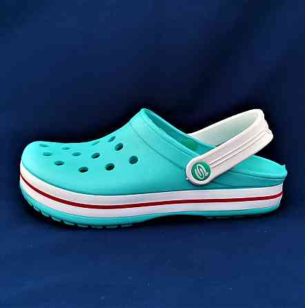 Женские Тапочки CROCS Бирюзовые Кроксы Шлёпки Сланцы (размеры: 36,38) Днепр