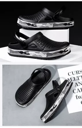 Крокси чорні сабо чоловічі crocs чоловічі літні гумові ляпанці із закритим носком 41 розмір - 26 см Одеса - фото 6