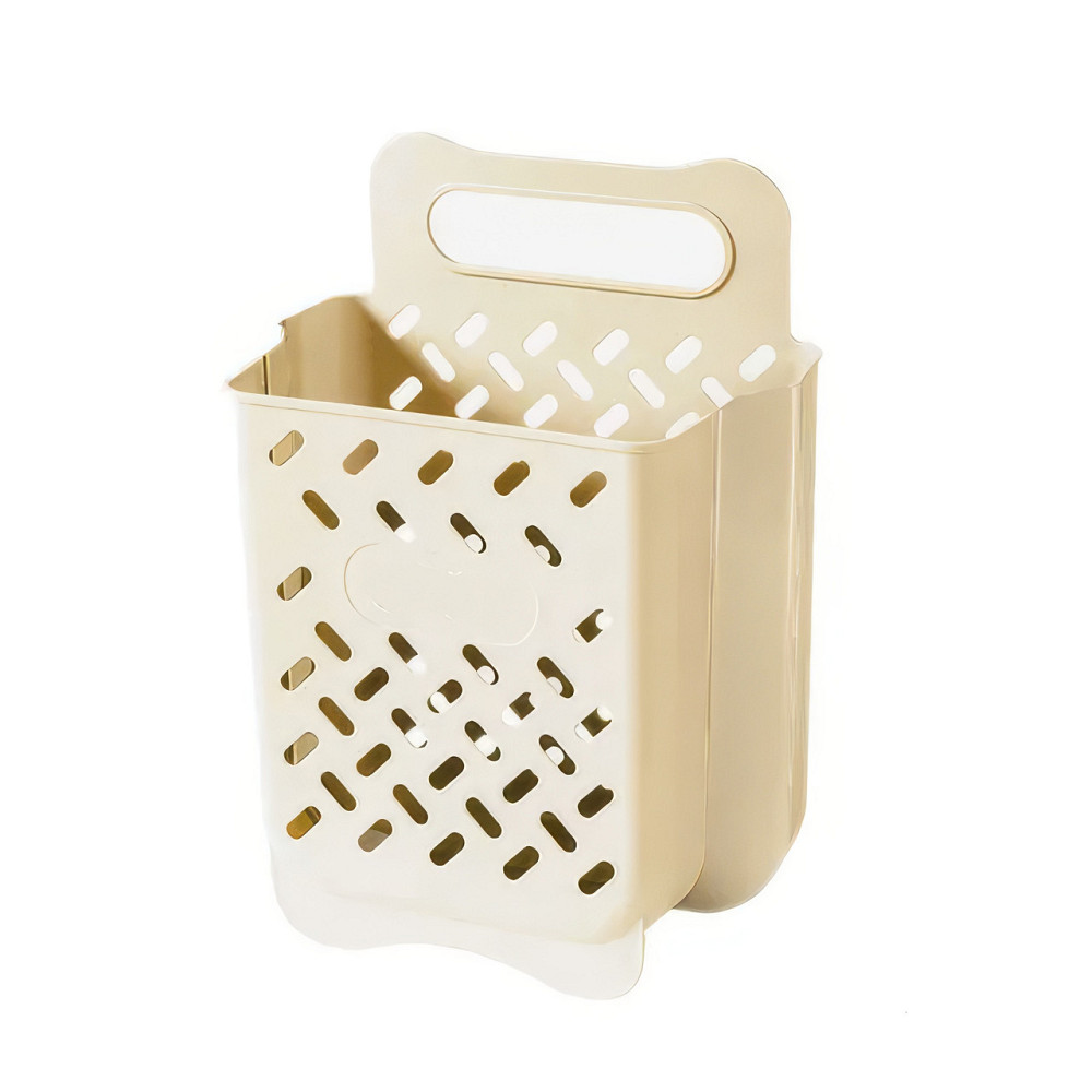 Сетчатая пластиковая корзина для белья, складной органайзер настенный с вентиляцией, 28×18×38см Каменец-Подольский - изображение 6