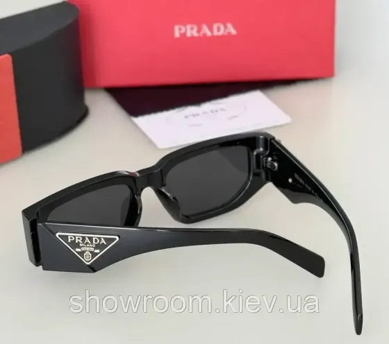 Женские брендовые солнцезащитные очки Prada (9782) black Киев