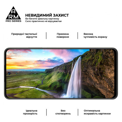 Стекло защитное Armorstandart Pro Realme C55 Black (ARM67931) Винница - изображение 4