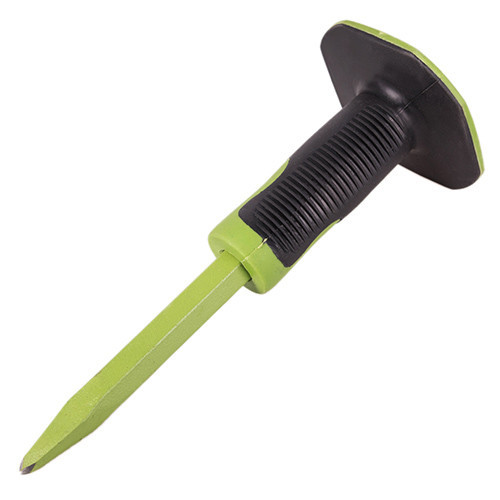 Зубило для каменю пікоподібне 250х16мм із захисною рукояткою Alloid Одесса - изображение 1