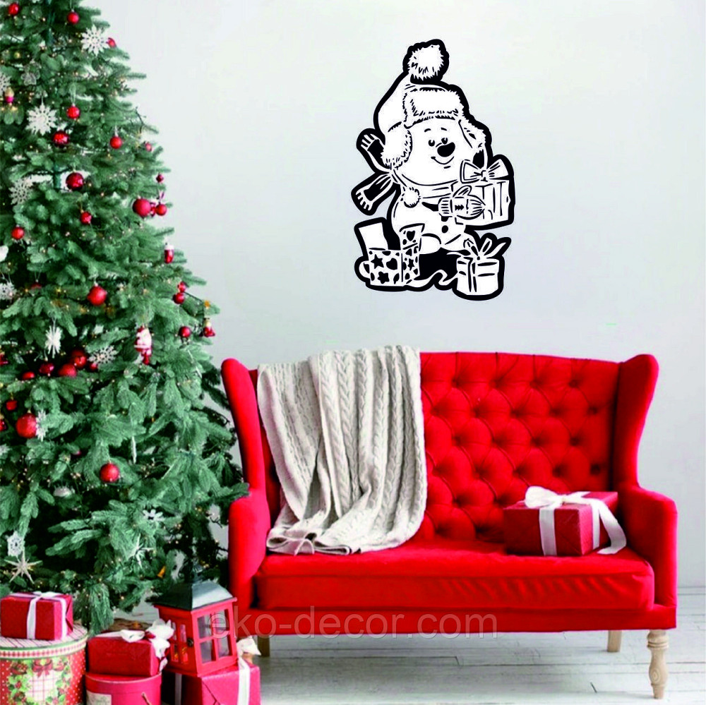 Декоративне настінне Панно «Сніговик», Декор на стену Київ - фото 7