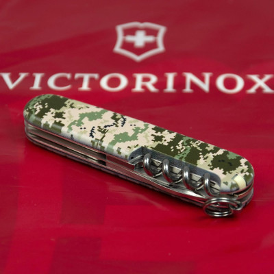 Нож Victorinox Spartan Army 91 мм Піксель + Лого (1.3603.3_W3941p) Винница - изображение 10