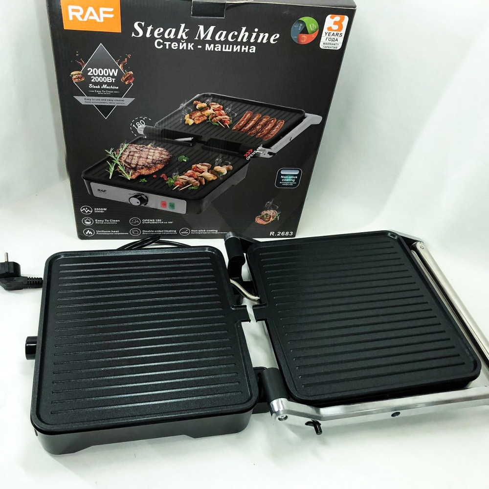 Хороший гриль электрический для дома, Настольный домашний гриль решетка для жарки мяса VR-11 Львов - изображение 17