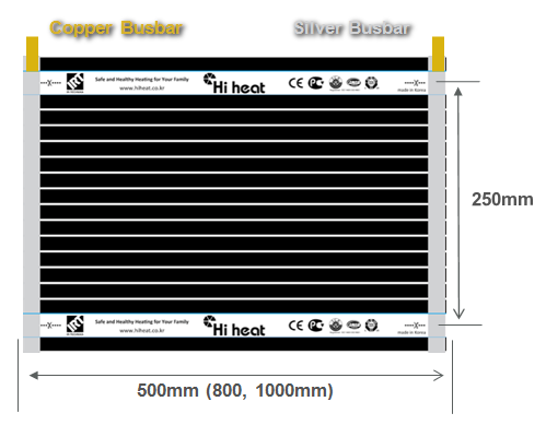 Пленочный теплый пол In-Therm  T (Hi heat) с прозрачной изоляцией Киев - изображение 3